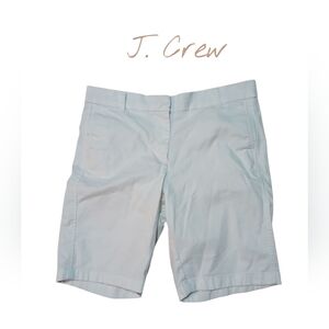 J. Crew Women's Size 12 White Multi-pocket Bermudas